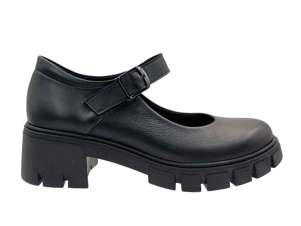 ragazza-0758-mpareta_2 Ragazza 0758 Μαύρες Δέρματινες Γόβες - Μπαρέτα