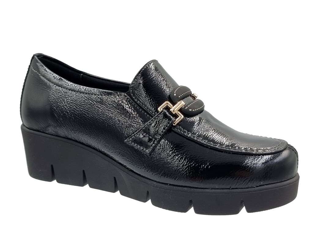 softis-7468-mokasinia_1 SOFTIES 7468 Μαύρο Δέρμα Λουστρίνι