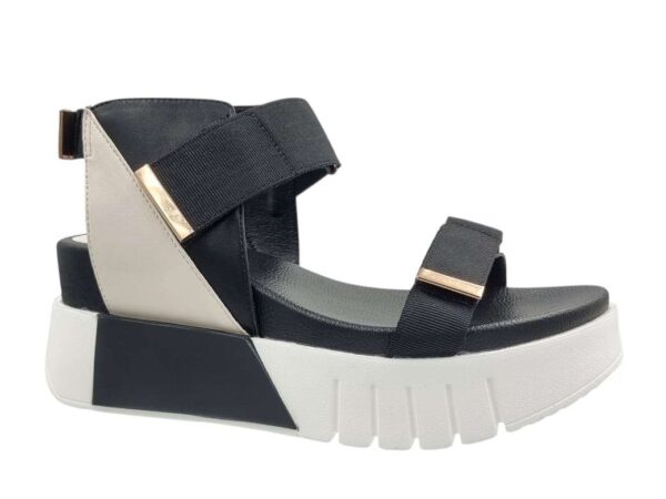 Zak SD-78038 Black Πλατφόρμες - Πέδιλα