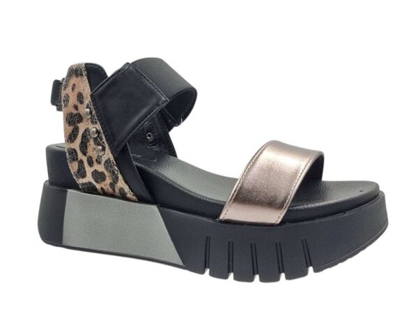 Zak SD-78063 Black Πλατφόρμες - Πέδιλα