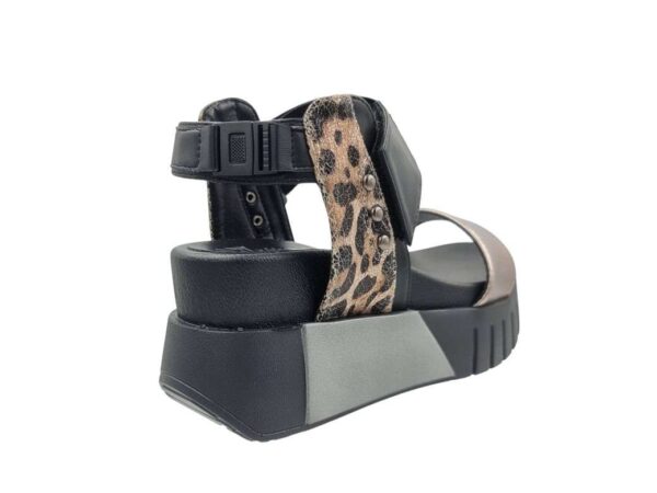 Zak SD-78063 Black Πλατφόρμες - Πέδιλα